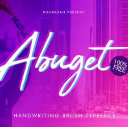 Abuget Font Family Free Download