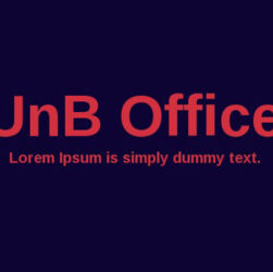 UNB Font Family Free Download