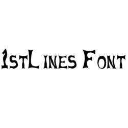 1stlines Font Family Free Download