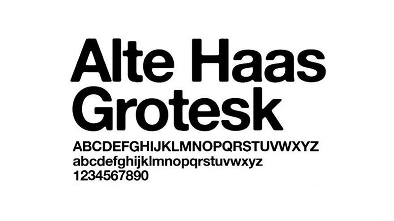 Alte Haas Grotesk Font Family Free Download
