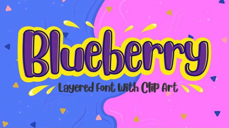 Blueberry Font Family Free Download