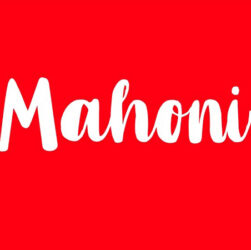 Mahoni Font Family Free Download