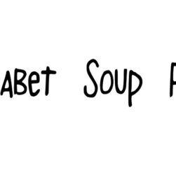 Alphabet Soup Font Family Free Download