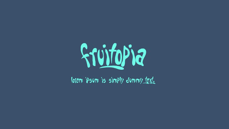 Fruitopia Font Family Free Download