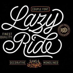Lazy Ride Font Family Free Download