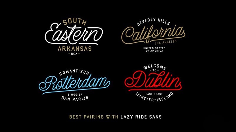 Lazy Ride Font Free Download