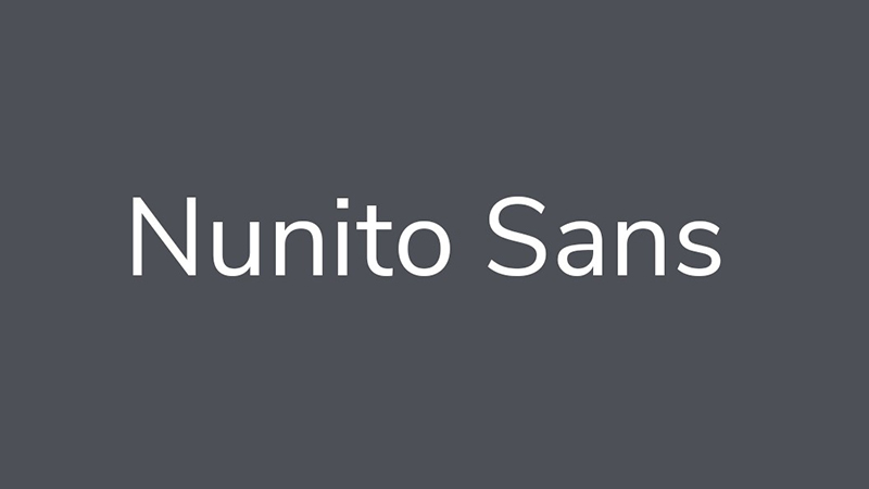 Nunito Sans Font Family Free Download