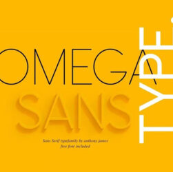 Omega Sans Font Family Free Download