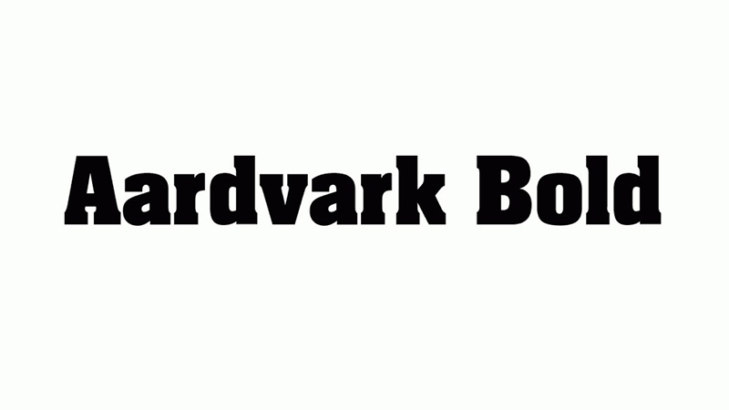 Aardvark Font Family Free Download