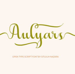 Aulyars Font Family Free Download