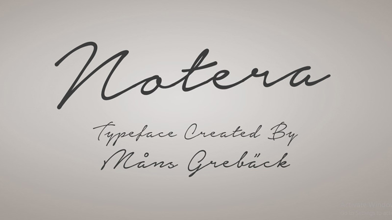 Notera Font Family Free Download
