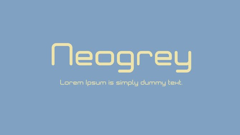 Neogrey Font Family Free Download