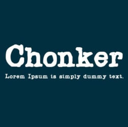 Chonker Font Family Free Download