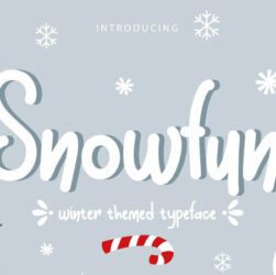 Snowfun Font Family Free Download